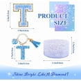 thumbnail image 2 of Cup Accessories Set for Stanley 30OZ & 40OZ Tumbler with Handle, Letter Charms, Bow & Diamond Straw Covers, Glitter Silicone Boot, Personalized Sticker for Stanley Cup Accessories, 2 of 10