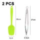 thumbnail image 2 of Juego de utensilios de cocina de 2 piezas, utensilios de cocina de silicona fáciles de limpiar, utensilios de cocina para utensilios de cocina antiadherentes, 2 of 5