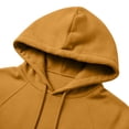 thumbnail image 6 of Yutgune Men's Loose Fit Pullover Hoodie, Solid Long Sleeve Hooded Sweatshirt with Side Pockets, 6 of 6