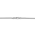 thumbnail image 4 of 14k White Gold 1.65mm Solid Spiga Chain Necklace - with Secure Lobster Lock Clasp 24", 4 of 6