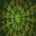 thumbnail image 1 of Ahgly Tapis d'Intérieur Lavable en Machine Carré Transitionnel Vert Forêt Foncé, 7 Pieds Carré, 1 of 7