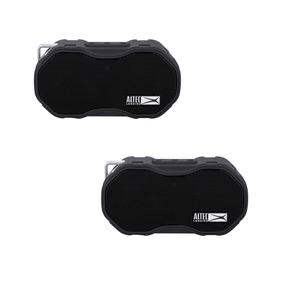 Altec Lansing BabyBoom Portable Bluetooth Speakers , Black, IMW2702PK-BLK