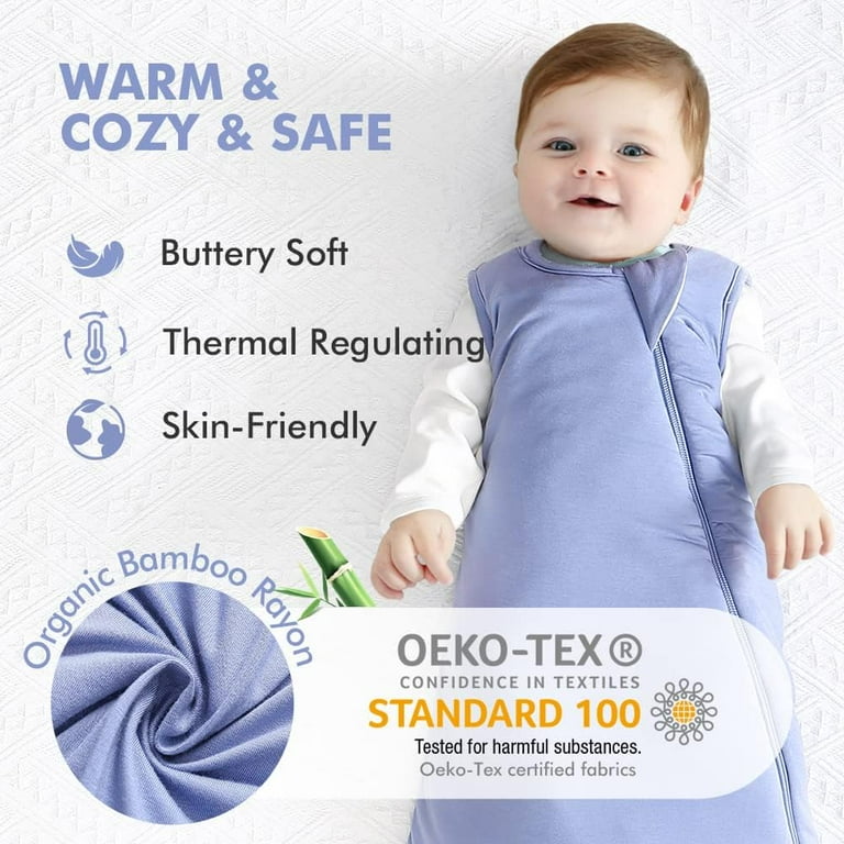 Unisex Bamboo Baby Sleep Sack TOG 1.0 2 Way Zipper YKK Wearable Blanket Baby Toddler 6 18 Months Sage Walmart
