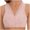 B68 Pink Clearance Bras under $5, variant on Bras Under $5! Cagogo Daisy Bras for Older Women Front Closure Bras Plus Size Push Up Full Coverage Bra No Underwire Comfortable Anti Sagging Breast Everyday Bras Brasieres Para Mujer