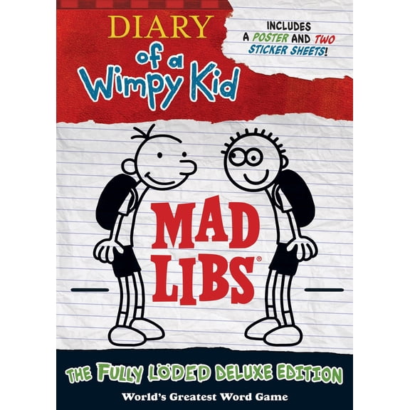 Pre-Owned Diary of a Wimpy Kid Mad Libs: The Fully Löded Deluxe Edition (Paperback) 0515158305 9780515158304