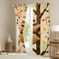 thumbnail image 3 of Castle Fairy Cartoon Sloth Black Out Curtains for Kids Teens,Kawaii Flowers Animal Curtains Pack of 2 (42x63 Each),Dreamy Princess Bedroom Curtains,Luxury Bedroom Decor, 3 of 6
