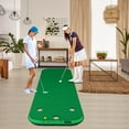 thumbnail image 6 of Golf Putting Mat, Golf Putting Green for Indoor/Outdoor, Golf Practice Mat with 1 Putter, 6 Golf Balls, 1 Movable Cup, and 1 Border, 6 of 6