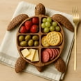 thumbnail image 6 of ACDANC Octopus Charcuterie Board,Octopus/Kraken Design Wood Serving Tray,Nautical Wood Serving Tray for Cheese,Nautical Serving Tray for Cheese,Nautical Party Tray (Octopus 11in,no fork), 6 of 7