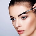 thumbnail image 3 of Double Head Eyebrow Eyelash Brush, Angled Comb and Spoolie for Shaping and Grooming, Makeup Tool, 3 of 6