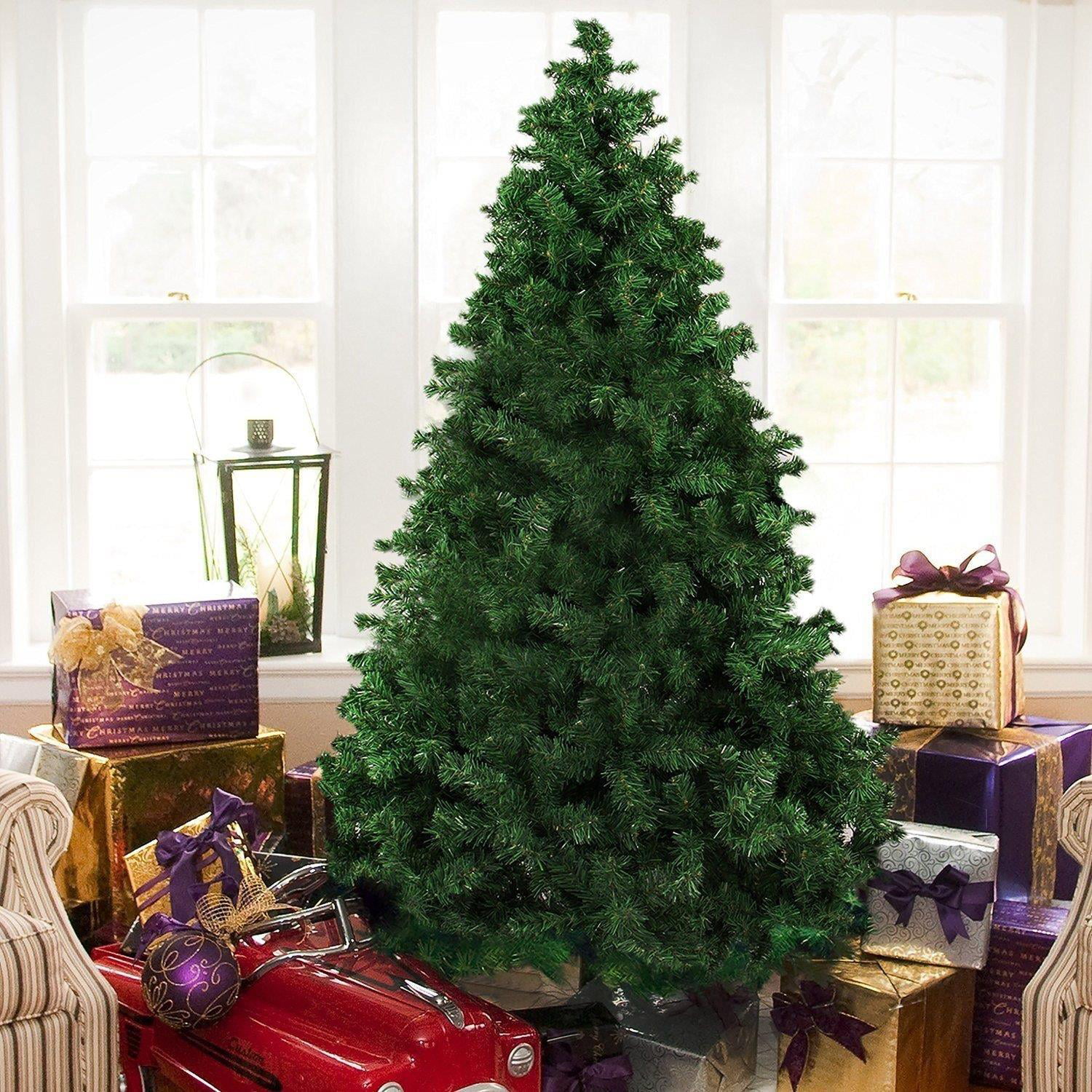 Zimtown Artificial Christmas Tree 7 FT "Feel Real" with 1100 Branches - Walmart.com