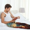 thumbnail image 5 of Sikiie Meditating Golden Retriever Mens Pajama Pants Sleep & Lounge Pants, PJ Bottoms With elastic waistb and Pockets X-Large, 5 of 6