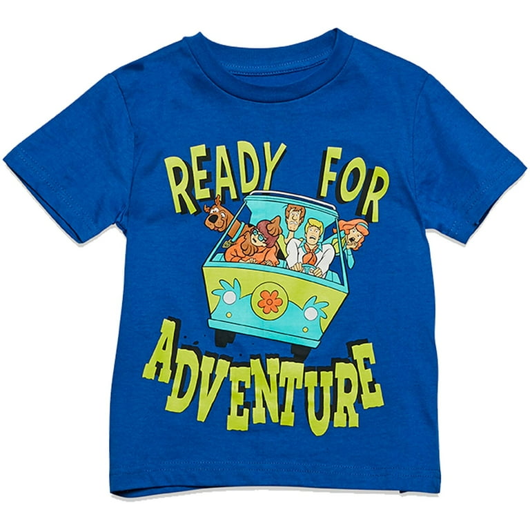 Scooby-Doo Toddler Boys Pack Graphic T-Shirts, Kids Clothes