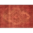 thumbnail image 1 of Ahgly Company Indoor Rectangle Oriental Orange Industrial Area Rugs, 7' x 9', 1 of 4