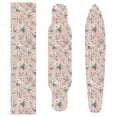thumbnail image 4 of 44"x10" Skateboard Grip Tape Protector Sheets Nonslip Protection Griptape Sheet for Outdoor Sports Small White and Pink Flowers, 4 of 7