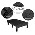 thumbnail image 2 of Pool Table Cover 210D Oxford Cloth Waterproof Pool Table Cover with Drawstring Full Protection Dust-Proof Snooker Billiard Table Cover Fit for 8FT, 2 of 7