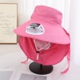 thumbnail image 2 of ibiyuan Solar Fan Hats for Men Wide Brim Sun Hat Hat with Fans Solar Power Fishing Hats for Women 2-In Hands-Free Hat Fan Sun Hats for Men Waterproof Outdoor Hiking Camping Fishing, 2 of 3