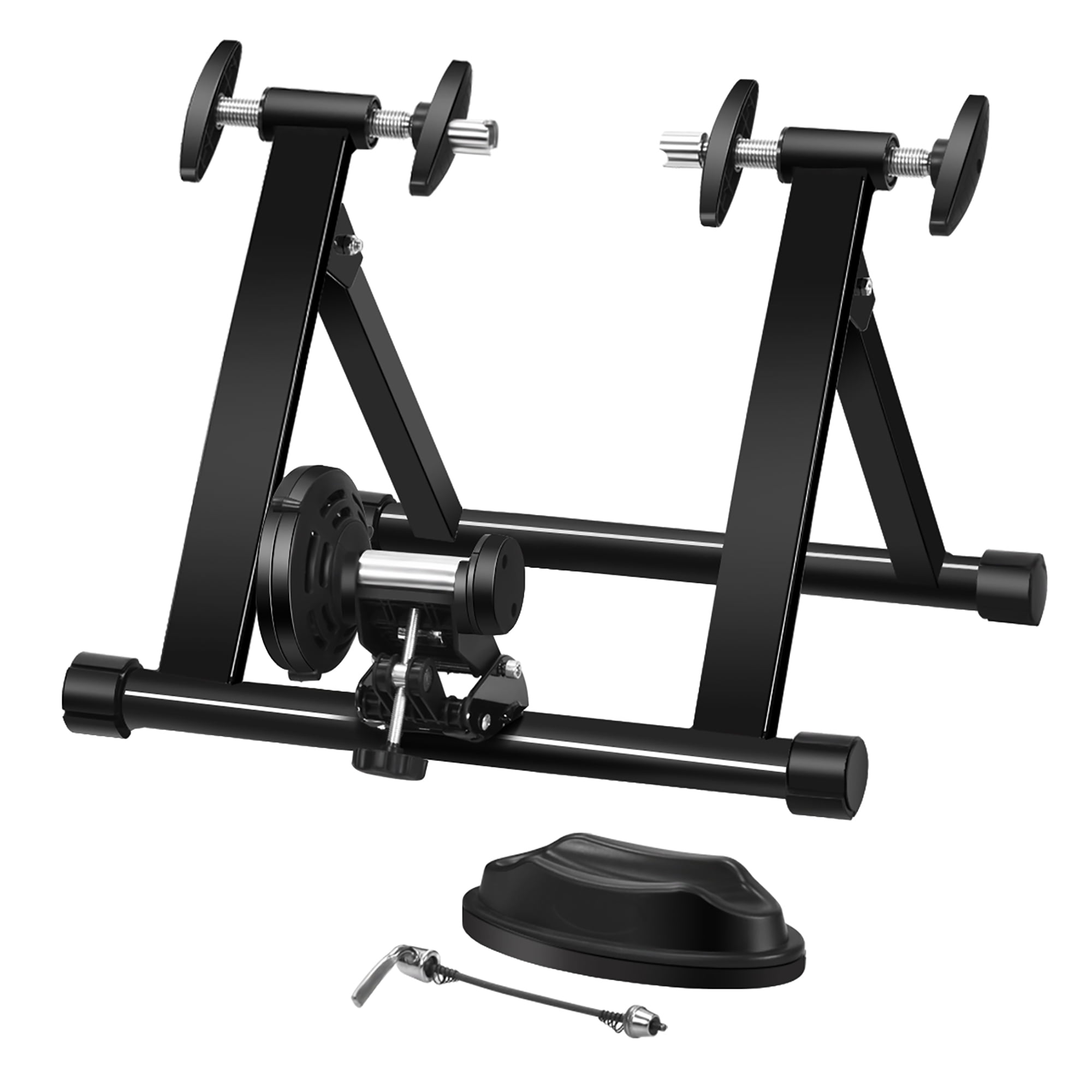 5 Level Resistance Magnetic Indoor Bicycle Bike Trainer Exercise Stand Black. 