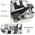 thumbnail image 6 of Round Area Rug 8 Ft, Paris Tower Washable Non-Slip Circle Carpet for Living Room/Bedroom, Vintage Architectural Hand-Painted Aesthetic Collection Low-Profile Large Area Rugs for Indoor, 6 of 8
