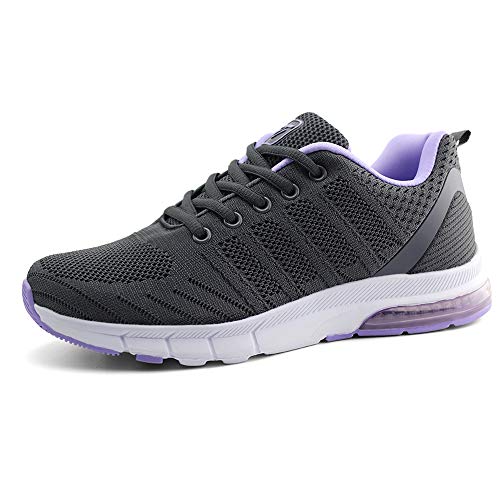 JABASIC Women Air Cushion Sneakers Lightweight Running Tennis Shoes