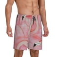 thumbnail image 2 of Sikiie Flamingos Mens Pajama Shorts, Lightweight Lounge Pant with Pockets Soft Sleep Pj Shorts for Men3X-Large, 2 of 6