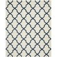thumbnail image 2 of SAFAVIEH Cambridge Liam Geometric Wool Area Rug, Ivory/Navy, 9' x 12', 2 of 6