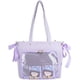 thumbnail image 1 of LHSHID Cute Ribbon Japanese Ita Bag Large Tote Crossbody Bag Messenger Bag for Women Aesthetic Bag Y2K Purse (White), 1 of 6