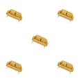 thumbnail image 1 of Ounissouiy Wooden Miniature Furniture Sofa with Gift Decor Drawer Type2 NO2, 1 of 1