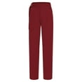 thumbnail image 3 of YiZYiF Men's Latin Dance Pant Salsa Rumba Tango Competition Ballroom Practice Pants Trousers Burgundy M, 3 of 5