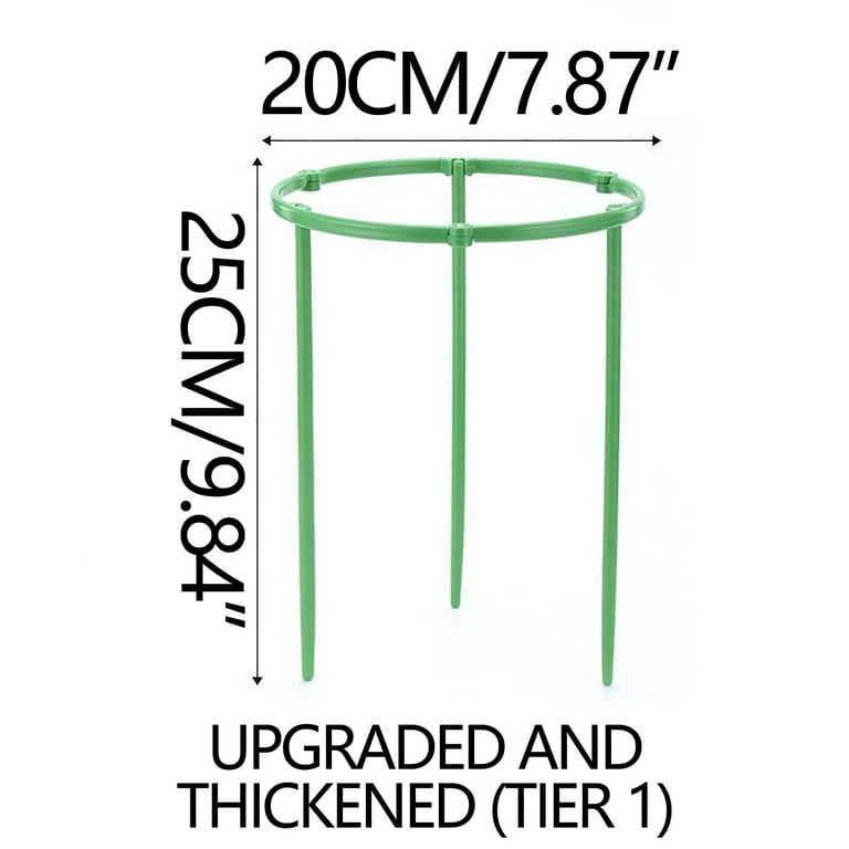 10 Pack Plant Support Stakes, Plant Support Cages For Climbing 