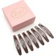 thumbnail image 1 of Dofash 12 Piezas 6 CM/2.36 IN Pinzas para el Cabello Delgadas de Metal Pasadores para el Cabello Largo Accesorios para el Cabello para Mujeres Cabello Grueso (Marrón), 1 of 5