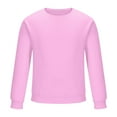 thumbnail image 4 of Kilaqueen Mens Sweatshirt Crew Neck Long Sleeve Solid Color Pullover Tops Casual Loose Fit Thick Basic Sweatshirt, 4 of 6