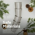 thumbnail image 6 of Klean Kanteen 4 Pack 10 Oz Steel Cups Brushed Steel, 6 of 7