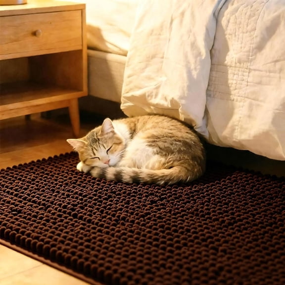 MK Gdledy Ultra Absorbent Grippy Doormat for Muddy Dog Paws, Machine Washable Soakstopper Rugs Cleaner Floors, A warm bed for pets, Indoor Entrance Door Rug Pet Rug
