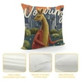 thumbnail image 4 of Melbourne Australia Kangaroo Tennis Surfing Throw Pillow Sleeping Sofa Cushion Cover, 4 of 5