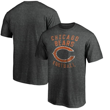 UPC 194321000075 product image for Men s Majestic Heathered Charcoal Chicago Bears Showtime Logo T-Shirt | upcitemdb.com