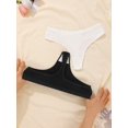 thumbnail image 4 of 6 Piezas Bragas T-Back Canalé Sin Costuras Multicolor-5, 4 of 15