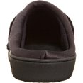 thumbnail image 4 of Isotoner Women's Microterry PillowStep Satin Cuff Clog Slippers - 96000 (Black, 5.5 - 6), 4 of 7