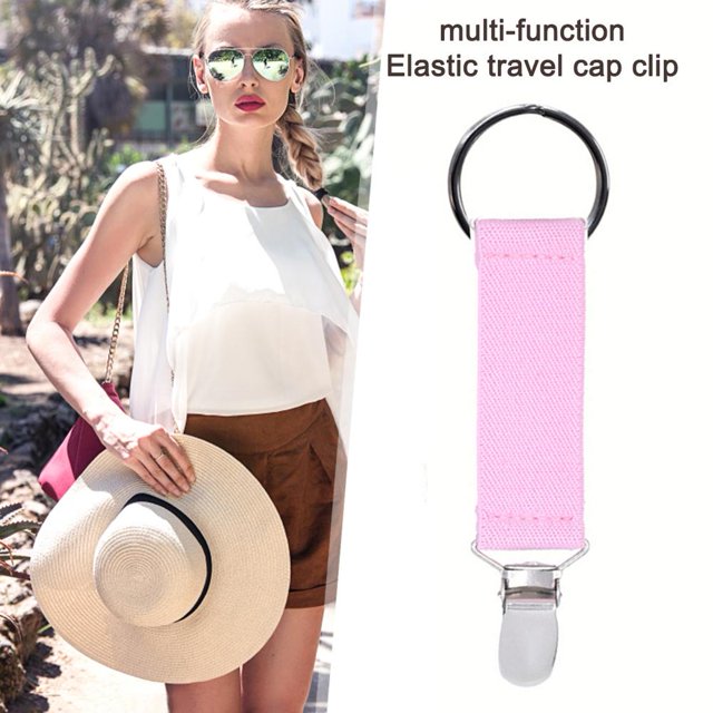 Clips para sombrero en bolsa de viaje para niños, guantes, soporte para mochila, hebilla negro Sywqhk Para Estrenar