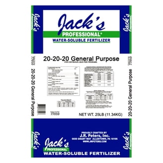 Peters Professional General Purpose Fertilizer, 20-20-20 Formula, Safe for  Various Crops, 25 LB BAG - Walmart.com