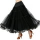 thumbnail image 1 of de baile de salón s con gradas de columpio largo para mujer Vestido con capas de ropa de baile Negro Colcomx vestido de baile latino, 1 of 8
