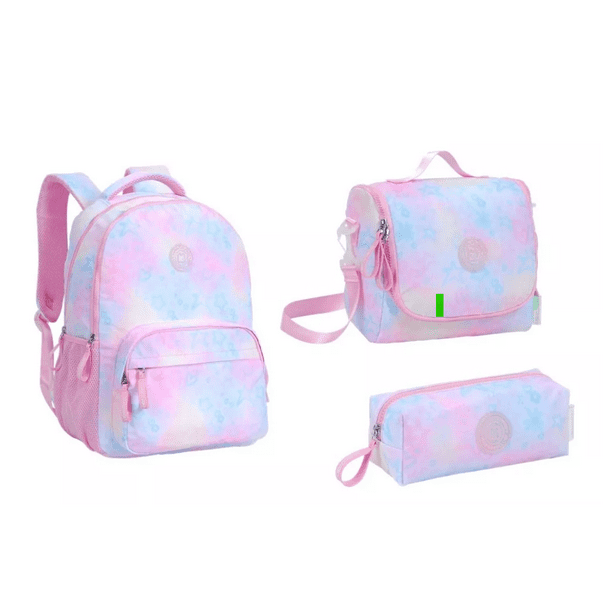Candy Mochilas Lilas Combo Mochila-lonchera-lapicera Candy Crush