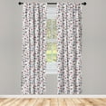 thumbnail image 3 of Ambesonne 4th of July Curtains, USA, Pair of 28"x63", Red White Blue, 3 of 5