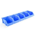 thumbnail image 2 of AA Products Inc. P-SH-5PB Plastic Storage Stacking Bin for SH-4603(32" W * 46" H) Shelf Unit Shelf Accessories, 10-Inch by 6.2-Inch by 4.5-Inch, Blue, Case of 5, 2 of 5