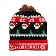 thumbnail image 1 of Gorro,Gorro de Navidad LED Gorros de suéter Gorro de nieve,Gorro de punto navideño Gorro de invierno para adultos y niños,Gorro de punto con luces intermitentes de colores,Gorro de Negro Yuyangstore Gorro, 1 of 8