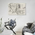 thumbnail image 5 of Map of Middle Earth Room Aesthetic Poster Print Art Wall Painting Canvas Posters Gifts Modern Bedroom Decor 16x24inch(40x60cm), 5 of 6