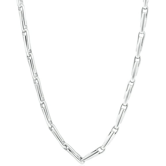 Pompeii Men's 14k Gold (41gram) or Platinum (77gram) 4.5mm Link Chain Necklace 22" (,)