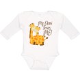 thumbnail image 3 of Inktastic My Noni Loves Me Boys or Girls Long Sleeve Baby Bodysuit, 3 of 5