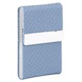 thumbnail image 4 of Fashionable Cigarette Case PU Leather Business Card Storage Box Case Holder Organizer GiftsWeave Pattern Blue, 4 of 7
