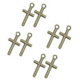 100pcs Fashion Jewelry Making Charms Findings Cross Pendant Craft DIY