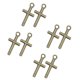 thumbnail image 4 of EeaseMX 100 piezas de dijes para bisutería de moda, accesorios para colgantes de cruz, manualidades, aleaciones vintage, collares, suministro a granel (latón antiguo), 4 of 5